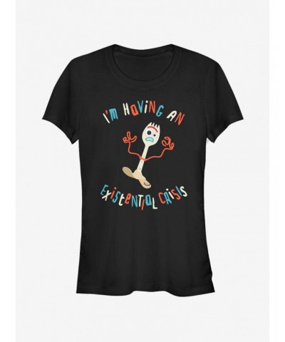 Disney Pixar Toy Story 4 Forky Crisis Girls T-Shirt $6.15 T-Shirts