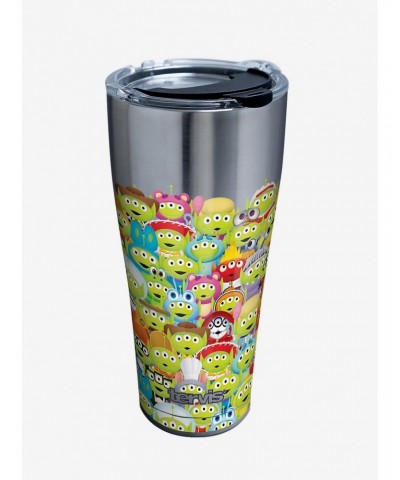 Disney Pixar Toy Story Alien Collage 30oz Stainless Steel Tumbler With Lid $18.86 Tumblers