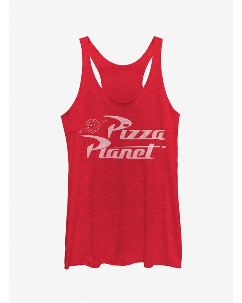 Disney Pixar Toy Story Pizza Planet Logo Girls Tank Top $7.87 Tops