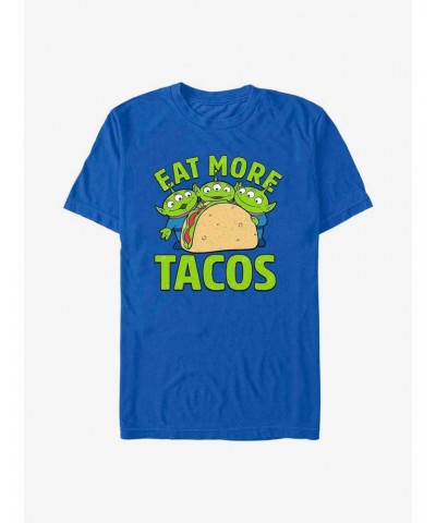 Disney Pixar Toy Story Aliens Eat More Tacos T-Shirt $6.37 T-Shirts