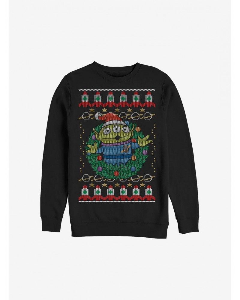 Disney Pixar Toy Story Greetings Ugly Christmas Sweater Sweatshirt $12.99 Sweatshirts