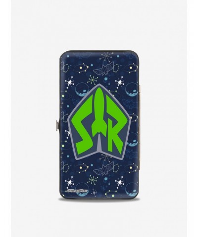 Disney Pixar Toy Story Buzz Lightyear Flight Space Ranger Logo Hinged Wallet $10.24 Wallets