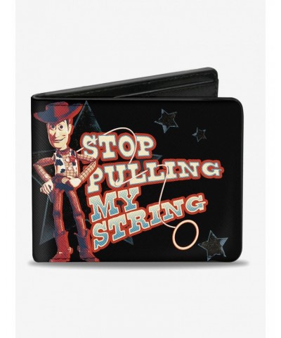 Disney Pixar Toy Story Woody Stop Pulling My String Bifold Wallet $9.82 Wallets