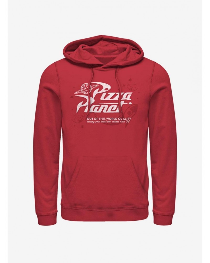 Disney Pixar Toy Story Retro Pizza Planet Hoodie $15.80 Hoodies