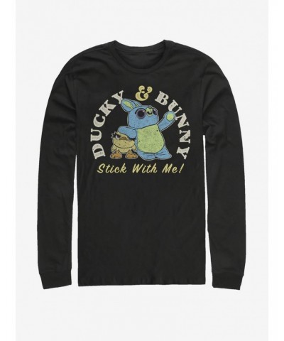 Disney Pixar Toy Story 4 Ducky And Bunny Brand Long-Sleeve T-Shirt $12.11 T-Shirts