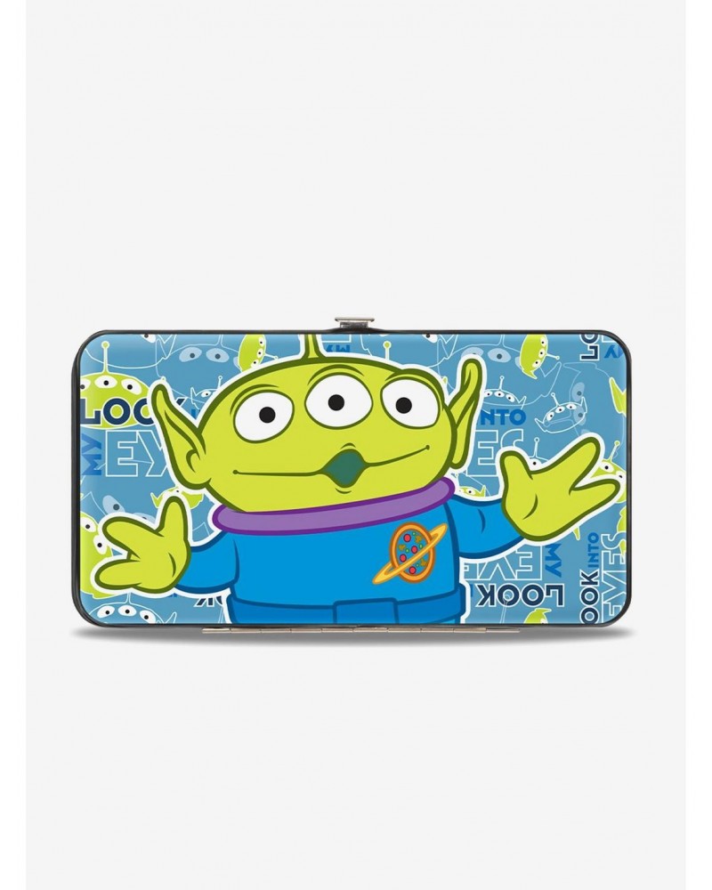 Disney Pixar Toy Story Alien Pose Look Into My Eyes Hinged Wallet $9.41 Wallets