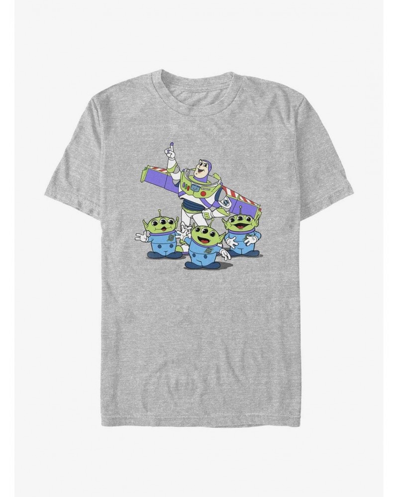 Disney Pixar Toy Story Vintage Buzz and Aliens T-Shirt $7.77 T-Shirts