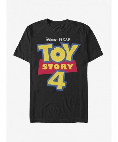 Disney Pixar Toy Story 4 Full Color Logo T-Shirt $4.85 T-Shirts