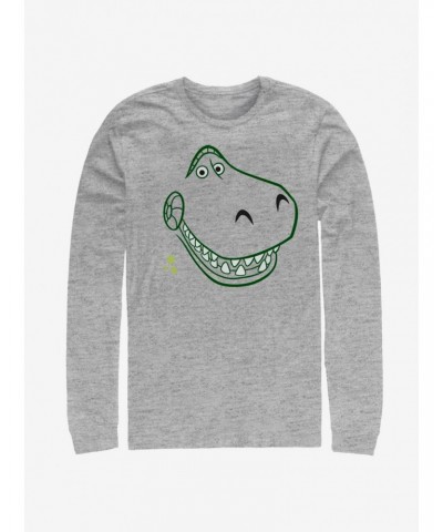 Disney Pixar Toy Story Rex Big Face Long-Sleeve T-Shirt $9.48 T-Shirts