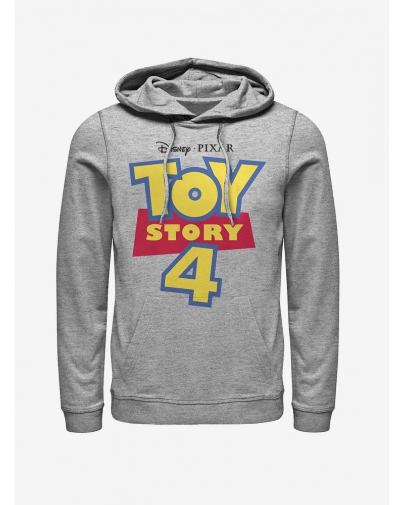 Disney Pixar Toy Story 4 Full Color Logo Hoodie $12.21 Hoodies