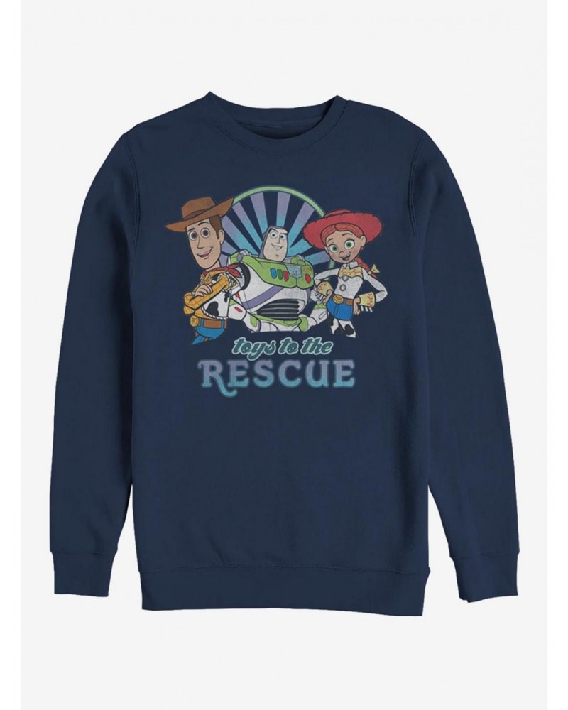 Disney Pixar Toy Story 4 Rescue Crew Sweatshirt $13.87 Sweatshirts