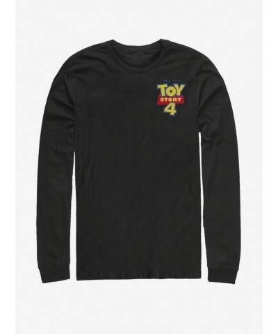 Disney Pixar Toy Story 4 Chest Color Logo Long-Sleeve T-Shirt $7.90 T-Shirts