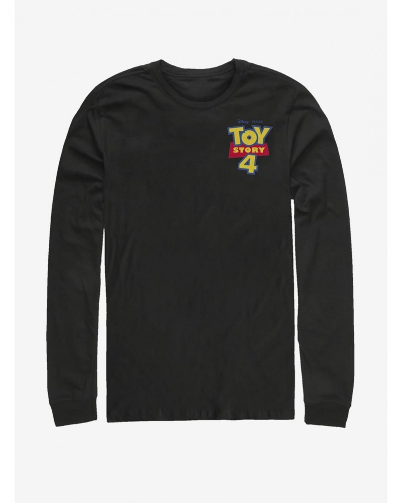 Disney Pixar Toy Story 4 Chest Color Logo Long-Sleeve T-Shirt $7.90 T-Shirts