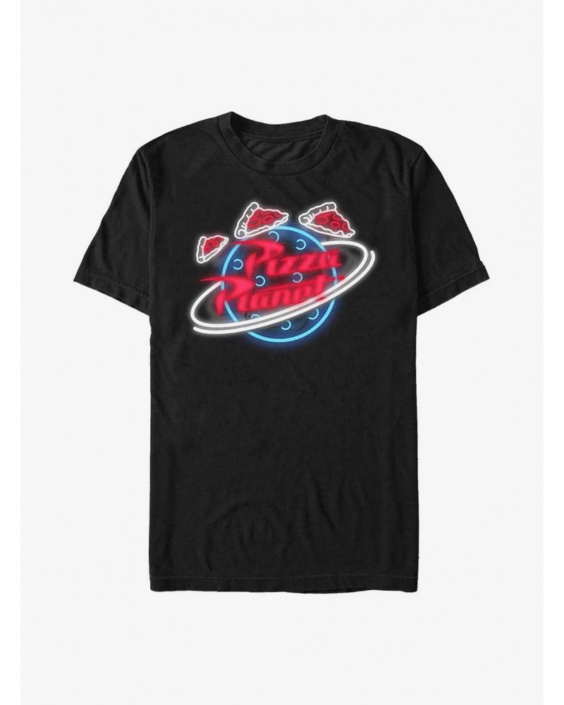 Disney Pixar Toy Story Pizza Planet Neon Sign T-Shirt $5.90 T-Shirts