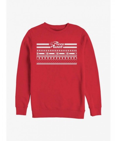 Disney Pixar Toy Story Red Planet Holiday Crew Sweatshirt $13.28 Sweatshirts