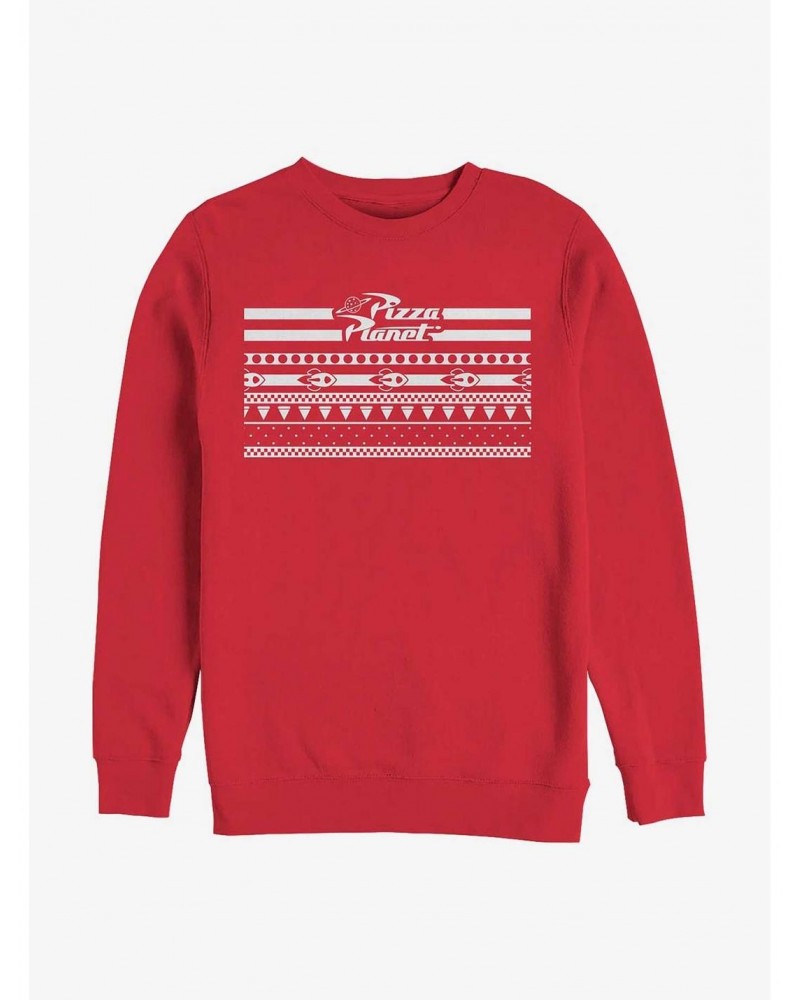 Disney Pixar Toy Story Red Planet Holiday Crew Sweatshirt $13.28 Sweatshirts