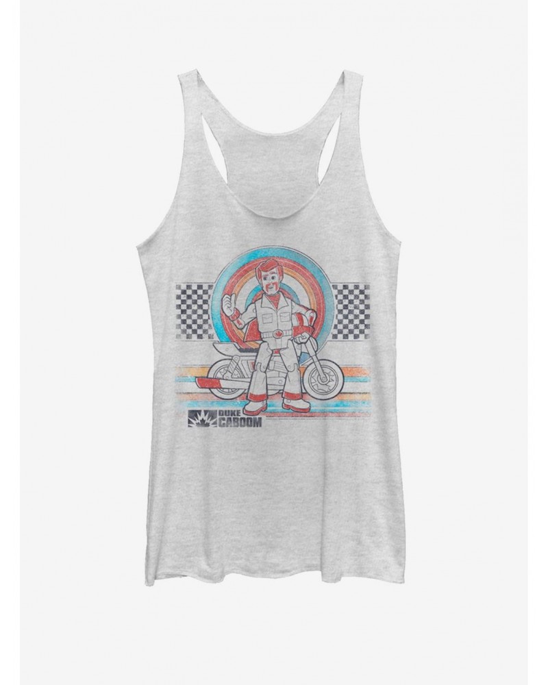 Disney Pixar Toy Story 4 Ride 4 Lyfe Girls White Heathered Tank Top $9.95 Tops