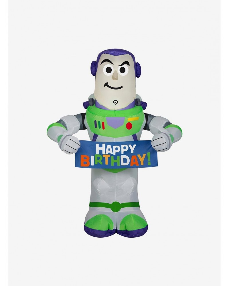 Disney Pixar Buzz Lightyear Birthday Inflatable Décor $21.89 Décor