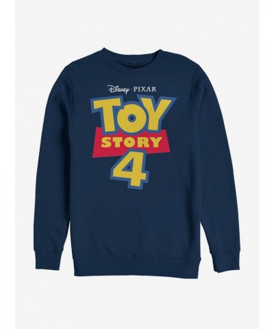 Disney Pixar Toy Story 4 Full Color Logo Sweatshirt $12.40 Sweatshirts