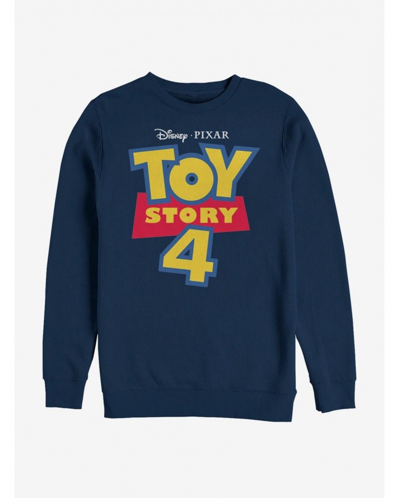 Disney Pixar Toy Story 4 Full Color Logo Sweatshirt $12.40 Sweatshirts