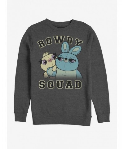 Disney Pixar Toy Story 4 Rowdy Squad Charcoal Heathered Sweatshirt $14.46 Sweatshirts