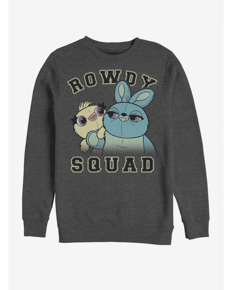 Disney Pixar Toy Story 4 Rowdy Squad Charcoal Heathered Sweatshirt $14.46 Sweatshirts