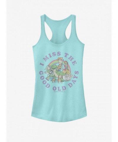 Disney Pixar Toy Story 4 Good Old Days Girls Cancun Blue Tank Top $6.37 Tops