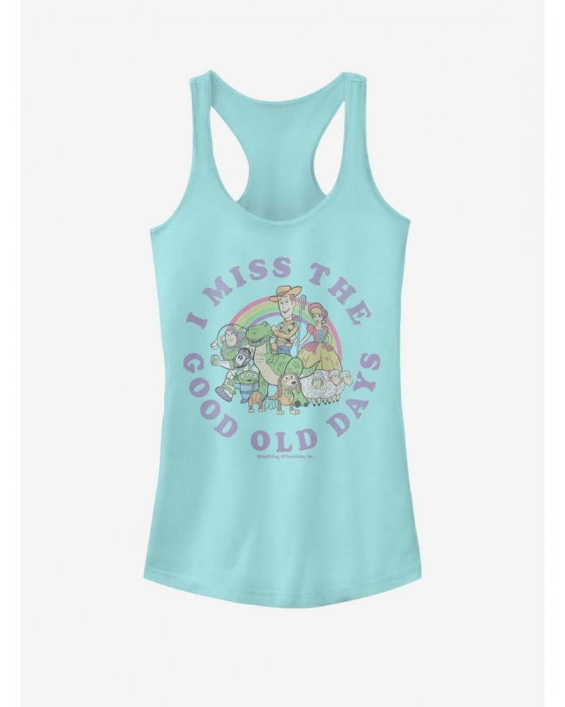 Disney Pixar Toy Story 4 Good Old Days Girls Cancun Blue Tank Top $6.37 Tops