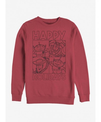 Disney Pixar Toy Story Holiday Story Crew Sweatshirt $13.28 Sweatshirts