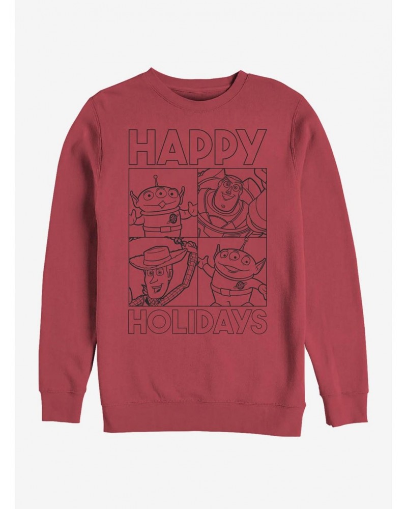 Disney Pixar Toy Story Holiday Story Crew Sweatshirt $13.28 Sweatshirts