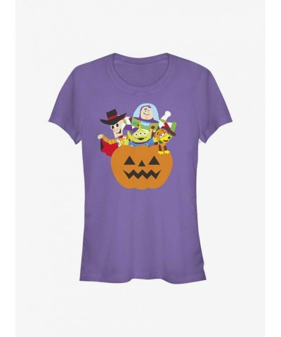 Disney Pixar Toy Story Pumpkin Surprise Characters Girls T-Shirt $5.50 T-Shirts