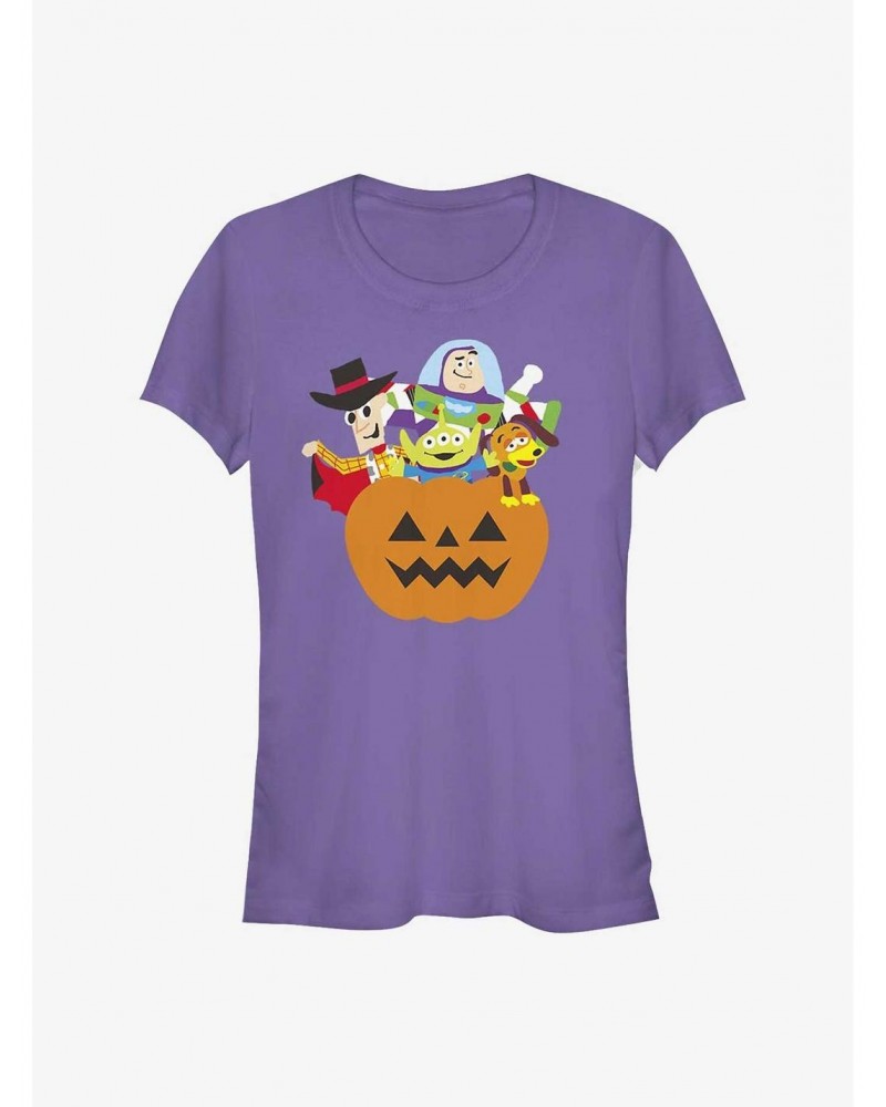 Disney Pixar Toy Story Pumpkin Surprise Characters Girls T-Shirt $5.50 T-Shirts