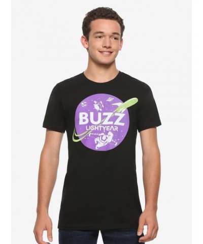 Disney Pixar Toy Story Buzz Lightyear Purple Logo T-Shirt $8.47 T-Shirts