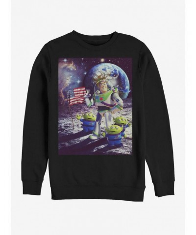 Disney Pixar Toy Story Moon Guy Crew Sweatshirt $12.10 Sweatshirts