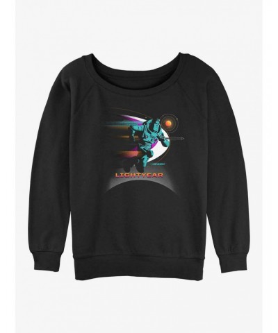 Disney Pixar Lightyear Buzz Run Girls Slouchy Sweatshirt $12.99 Sweatshirts