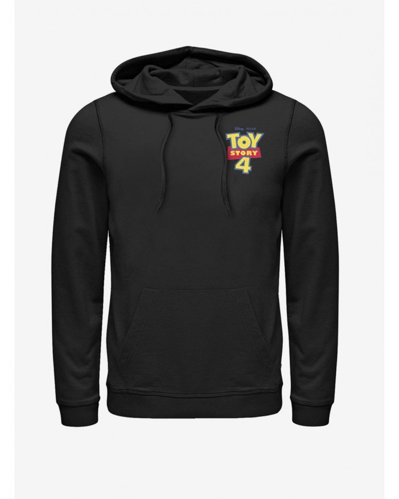 Disney Pixar Toy Story 4 Chest Color Logo Hoodie $15.09 Hoodies