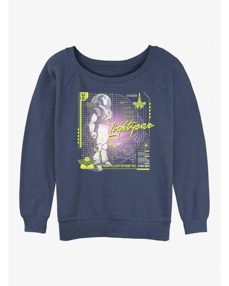 Disney Pixar Lightyear Future Girls Slouchy Sweatshirt $11.22 Sweatshirts