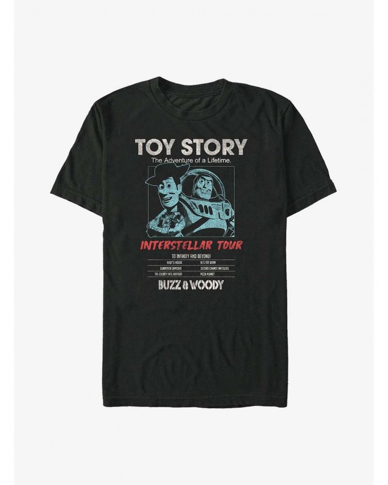 Disney Pixar Toy Story Buzz & Woody Interstellar Tour Poster T-Shirt $5.75 T-Shirts