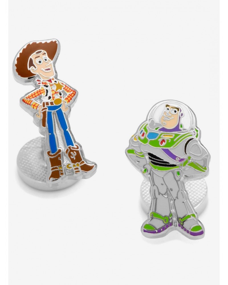 Disney Pixar Woody and Buzz Lightyear Cufflinks $33.84 Cufflinks