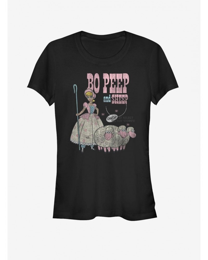 Disney Pixar Toy Story 4 Bo Peep And Sheep Girls T-Shirt $8.09 T-Shirts