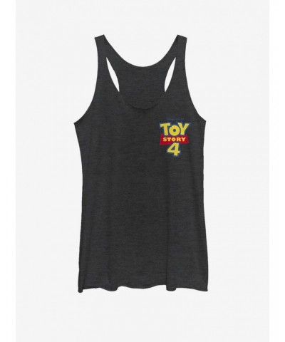 Disney Pixar Toy Story 4 Chest Color Logo Girls Heathered Tank Top $8.70 Tops