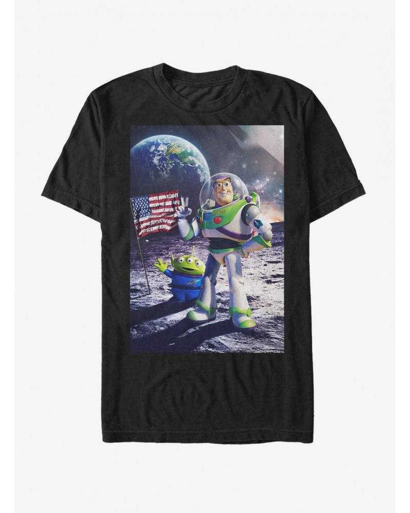 Disney Pixar Toy Story Buzz Lightyear Moon Landing T-Shirt $5.82 T-Shirts