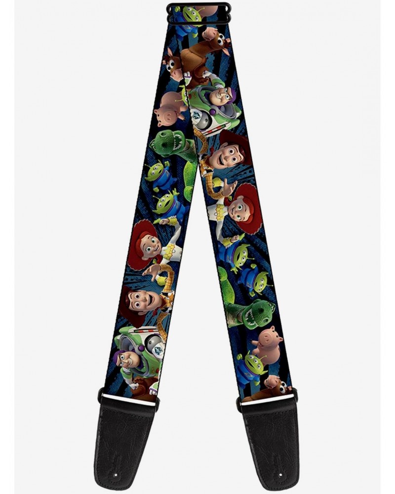 Disney Pixar Toy Story Characters Running Denim Rays Guitar Strap $10.21 Guitar Straps