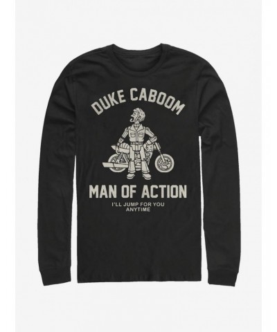 Disney Pixar Toy Story 4 Duke Caboom Long-Sleeve T-Shirt $11.05 T-Shirts