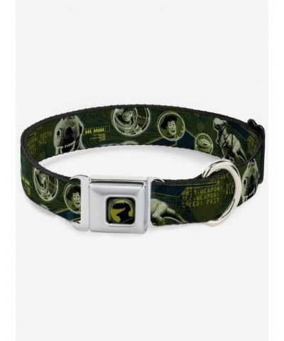 Disney Pixar Toy Story Buzz Poses Stars Like A Buzz Seatbelt Buckle Dog Collar $10.96 Pet Collars