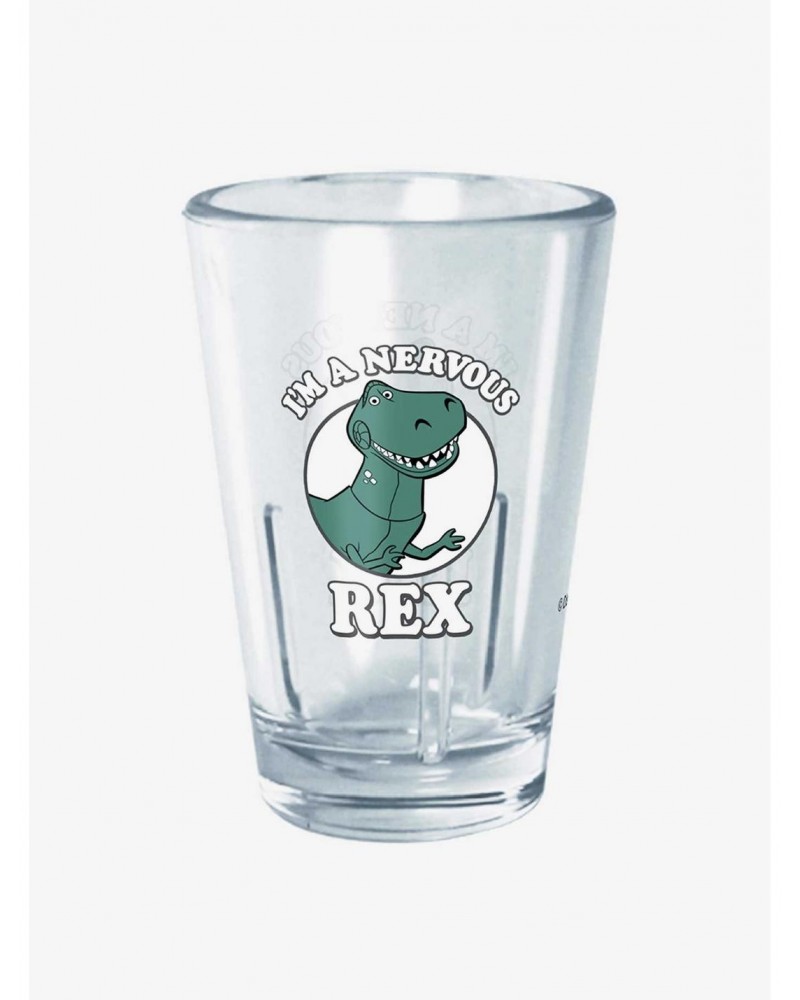 Disney Pixar Toy Story Nervous Rex Mini Glass $4.95 Glasses