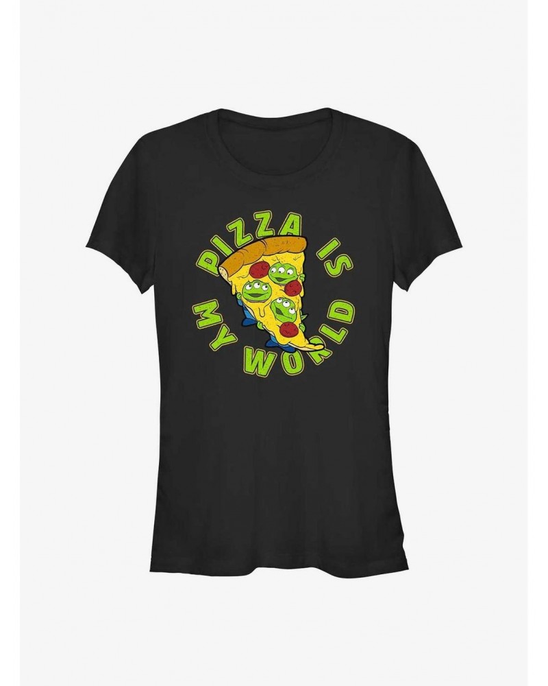 Disney Pixar Toy Story Pizza Is My World Girls T-Shirt $8.09 T-Shirts