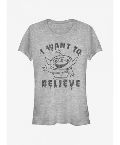 Disney Pixar Toy Story Aliens Believe Girls T-Shirt $5.34 T-Shirts