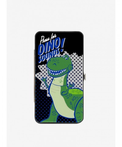 Disney Pixar Toy Story Rex Pose Press For Dino Sounds Hinged Wallet $9.61 Wallets