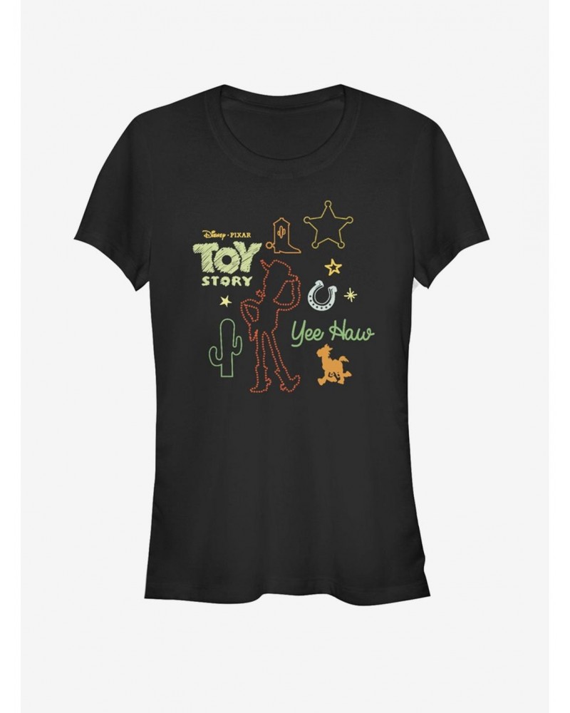 Disney Pixar Toy Story 4 Folk Story Girls T-Shirt $7.93 T-Shirts